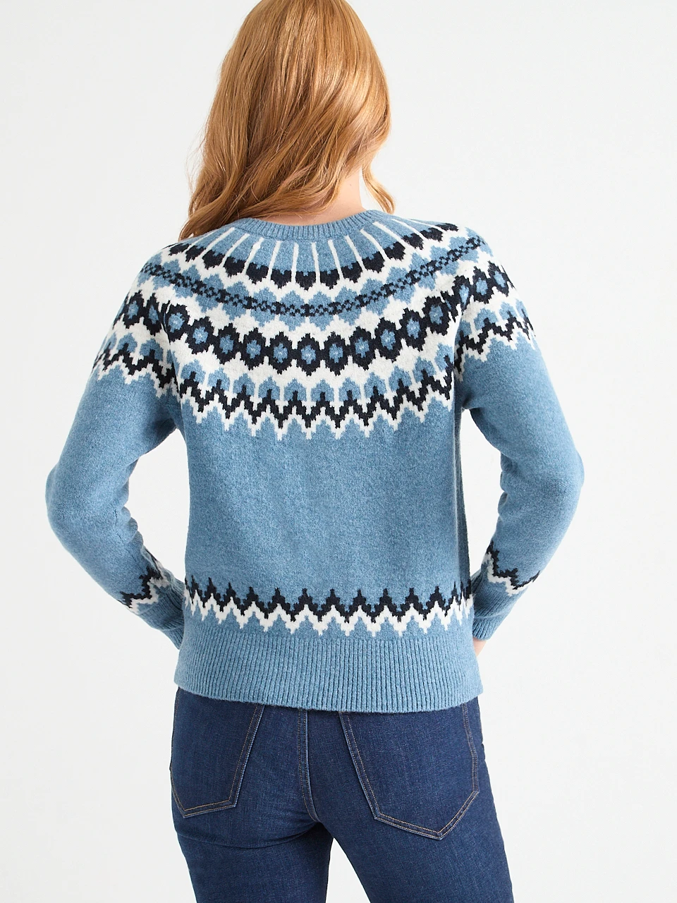 Cloud Raglan Sleeve Cardigan in Blue