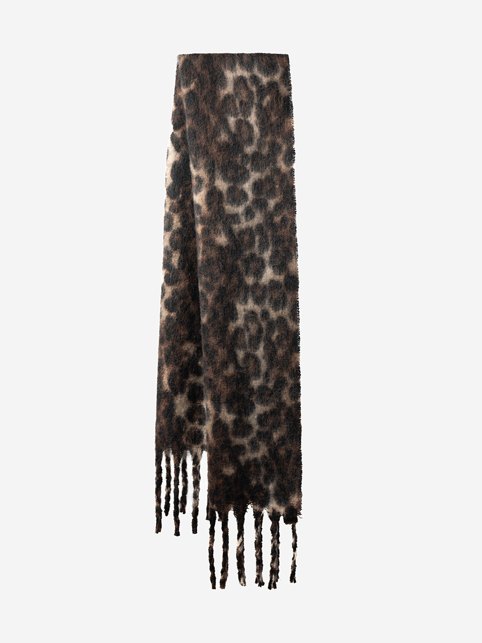 Chunky Fringe Leopard Print Scarf | Ricki's