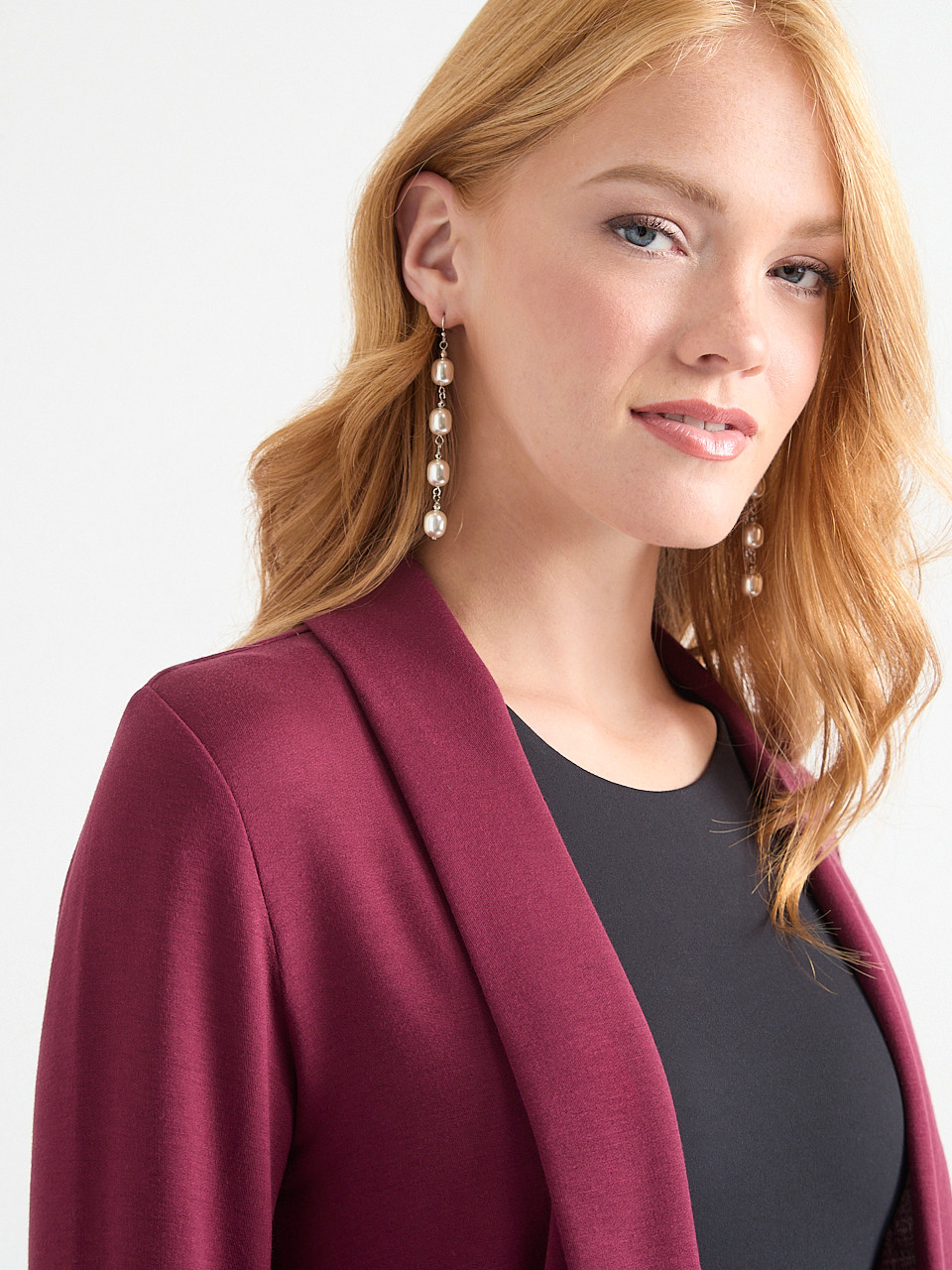 Multi-Pearl & Silver Drop Earrings