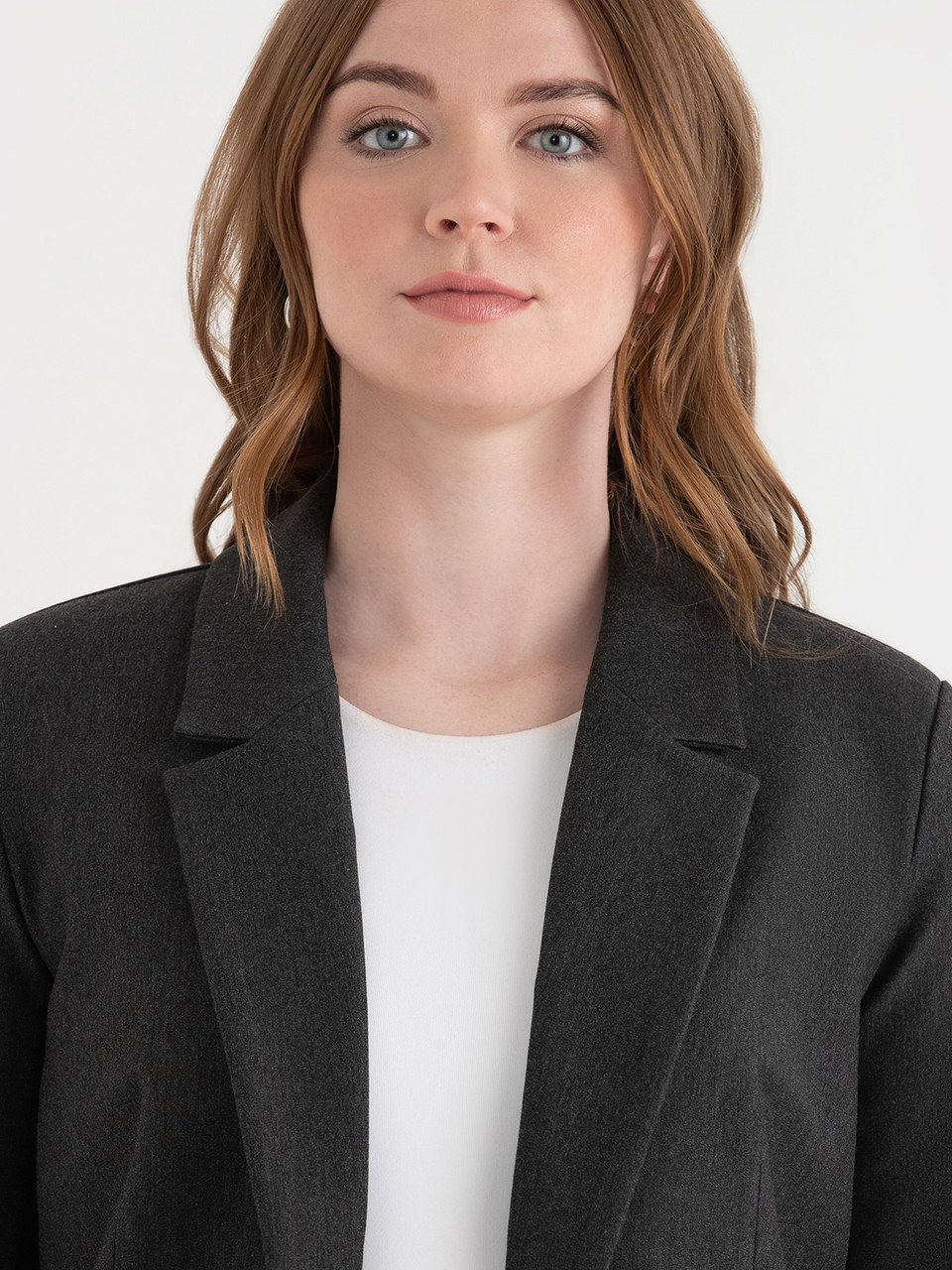 Luxe Manchester Relaxed Blazer in Charcoal