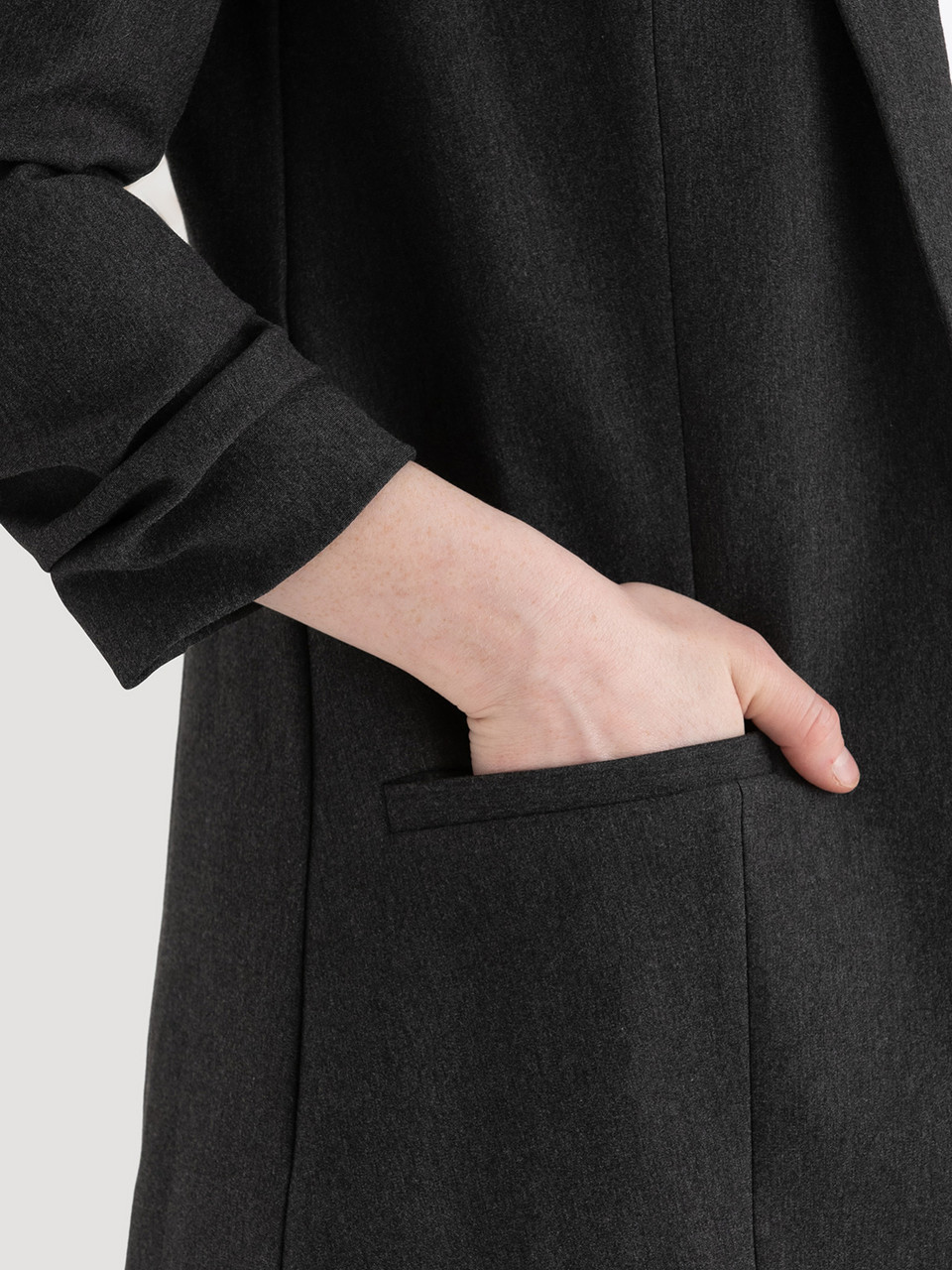 Luxe Manchester Relaxed Blazer Charcoal