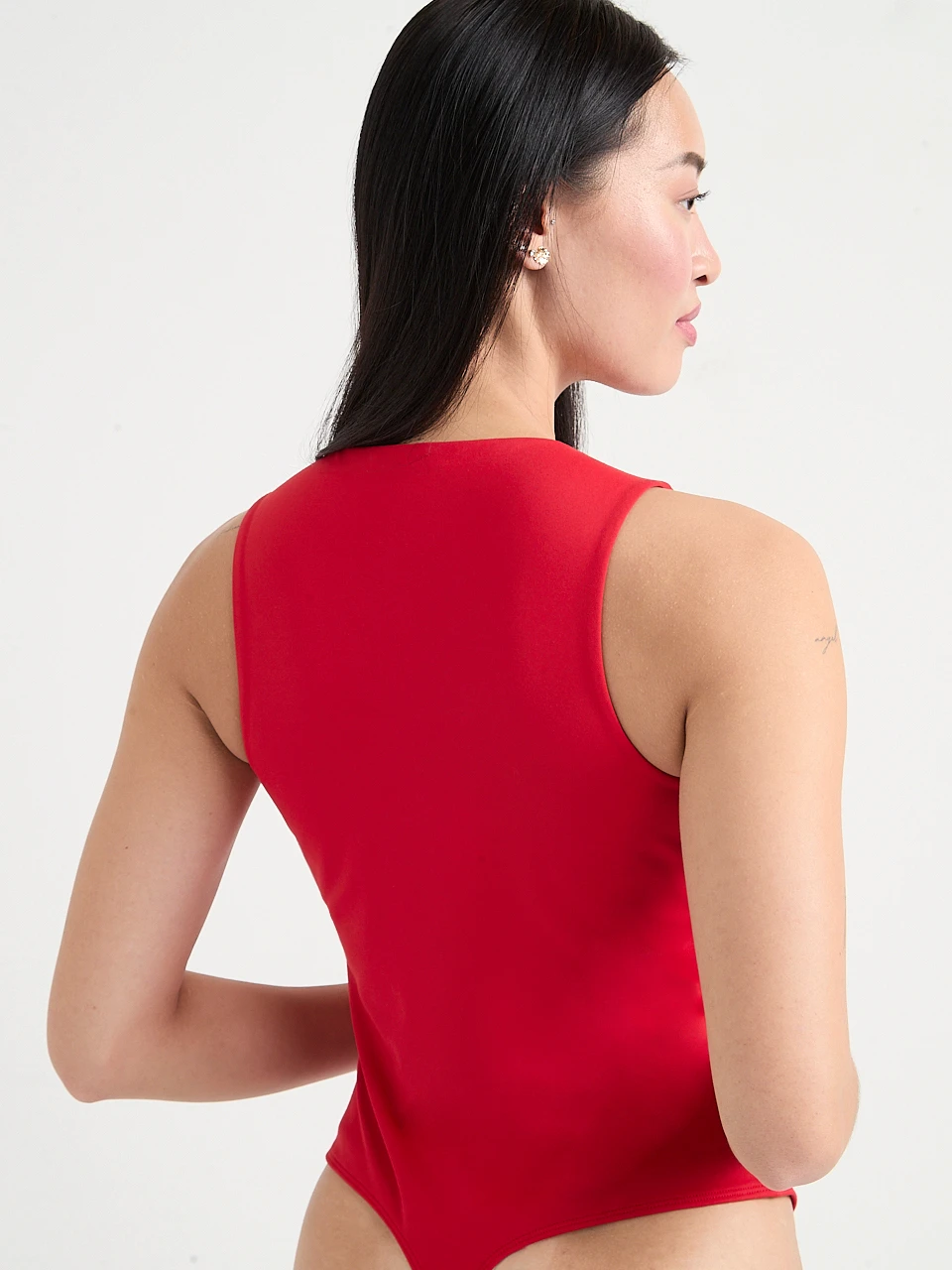 High Neck Sleeveless Bodysuit