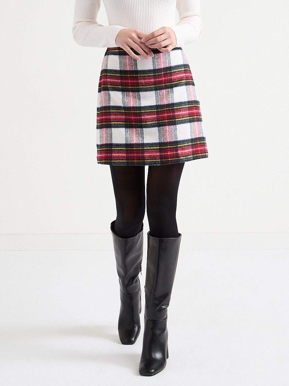 Plaid Mini Skirt