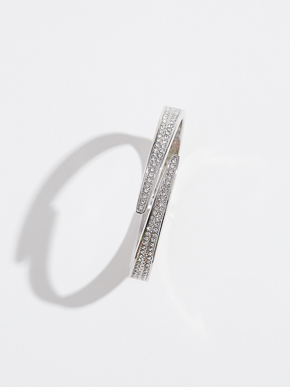 Crystal Hinge Bangle Bracelet