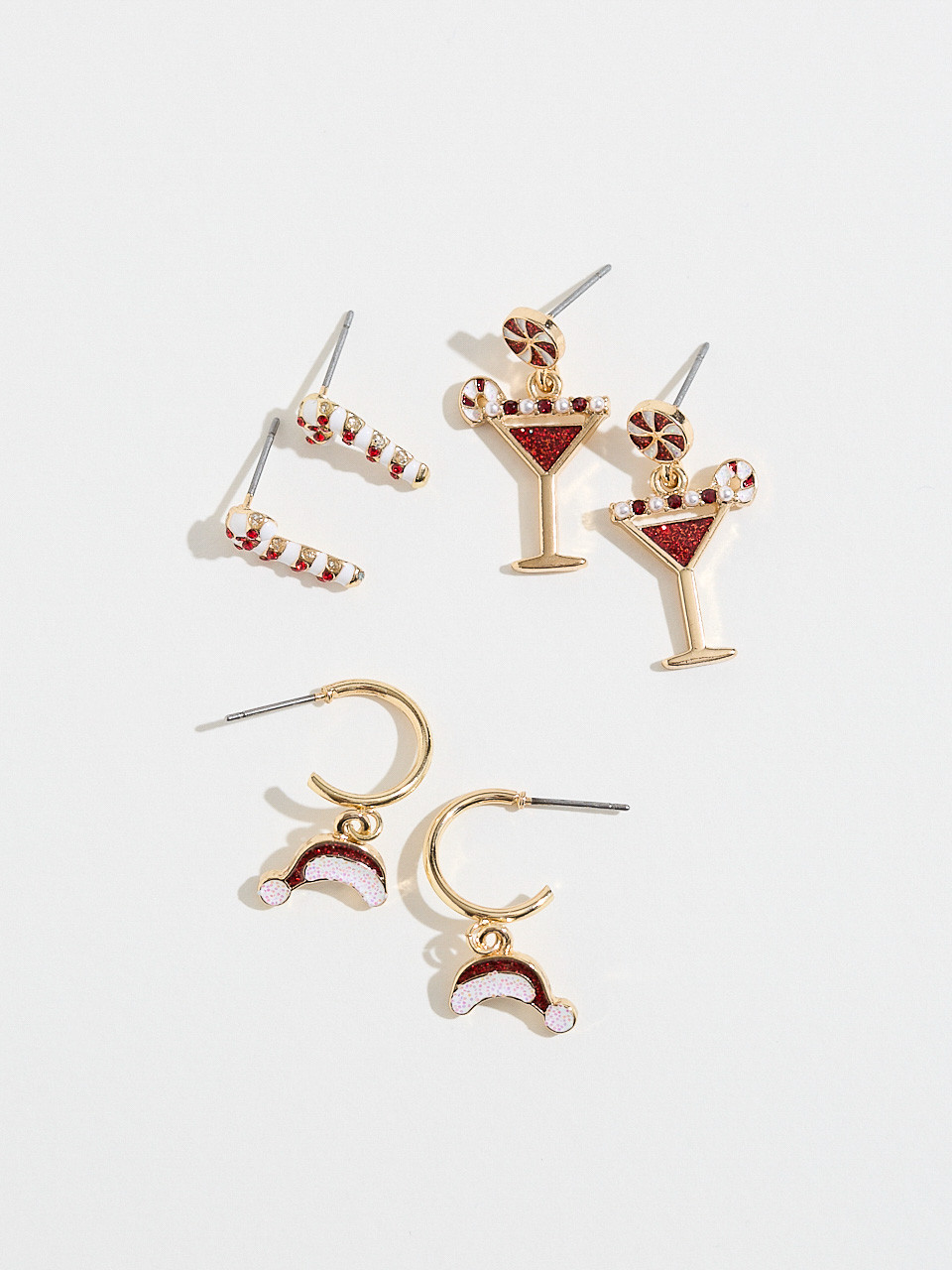 Peppermint Trio Earrings
