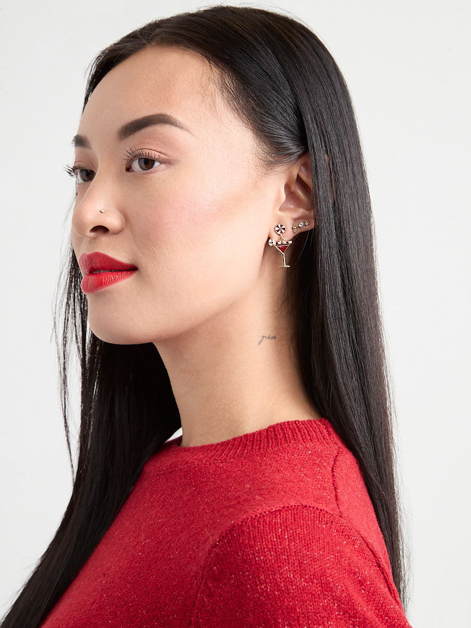 Peppermint Trio Earrings