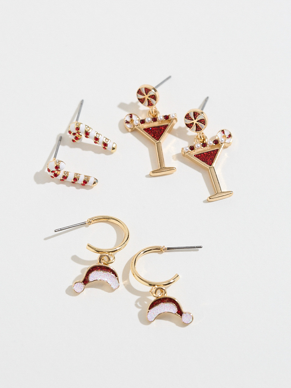 Peppermint Trio Earrings