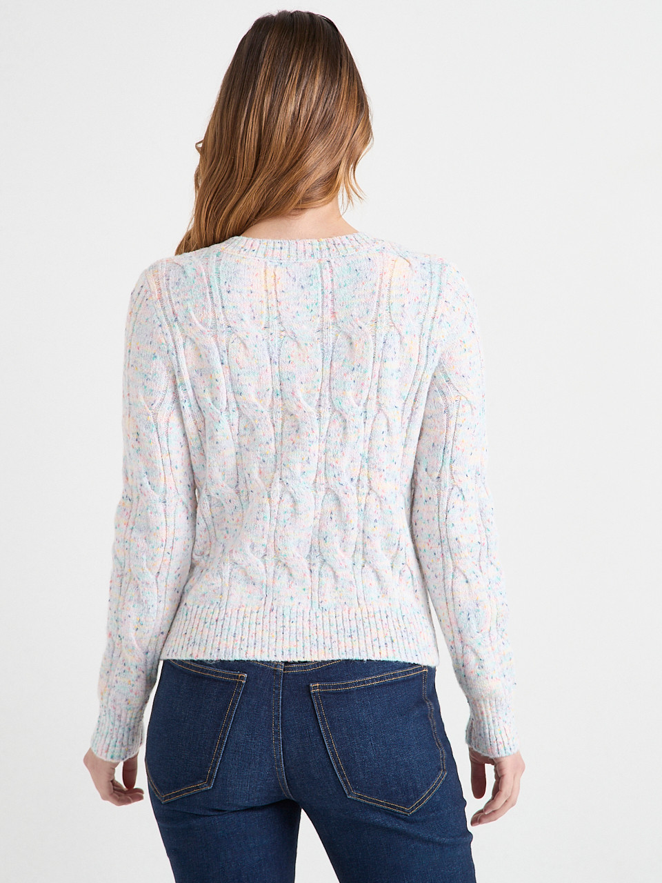 Crewneck Cardigan Sweater