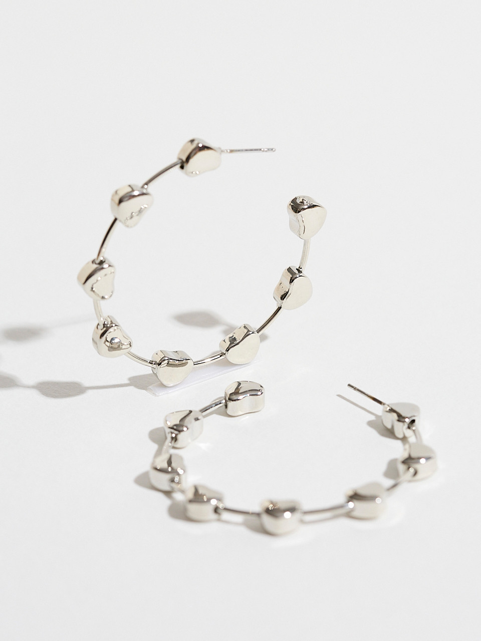 Heart Hoop Earrings