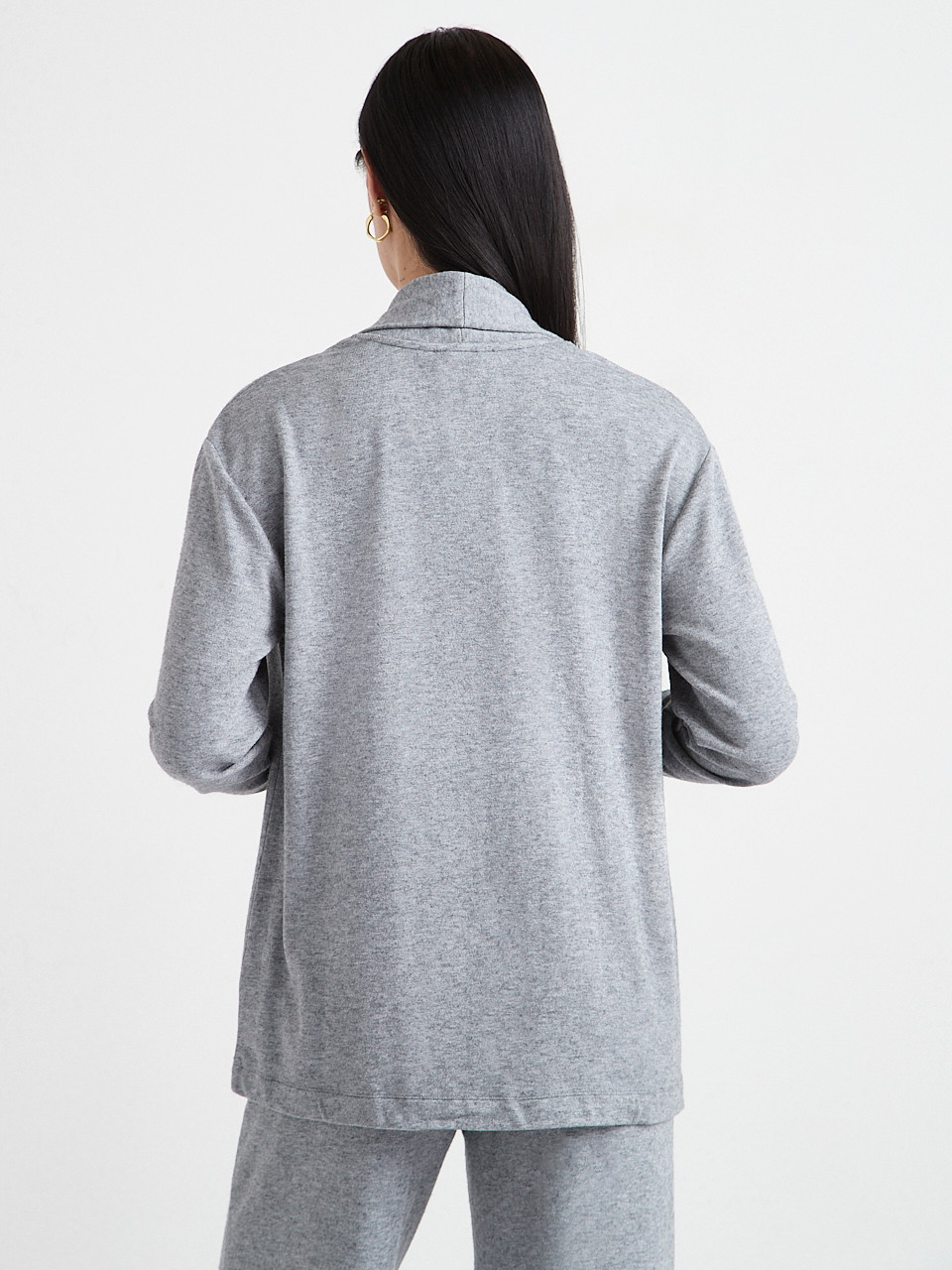 Long Sleeve Hacci Cover Up
