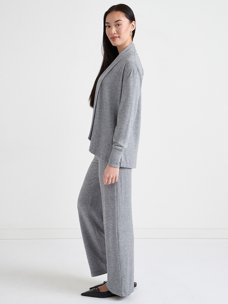 Long Sleeve Hacci Cover Up