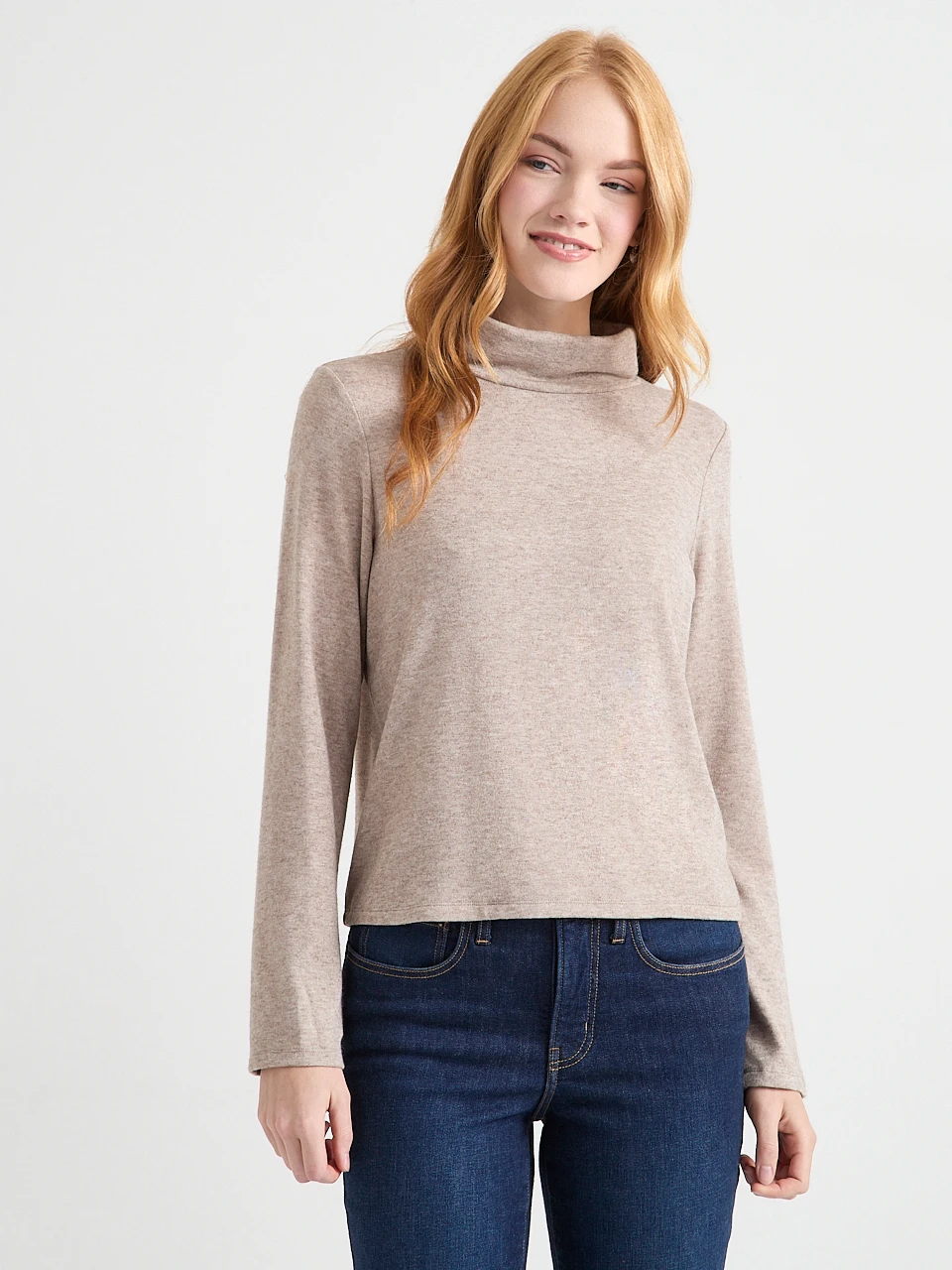 Long Sleeve Hacci Turtleneck