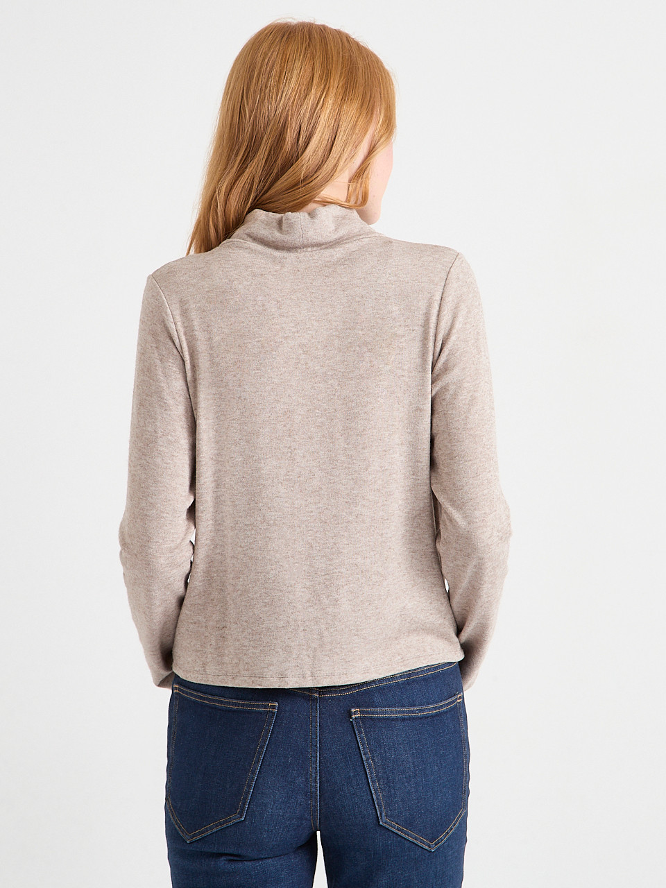 Long Sleeve Hacci Turtleneck