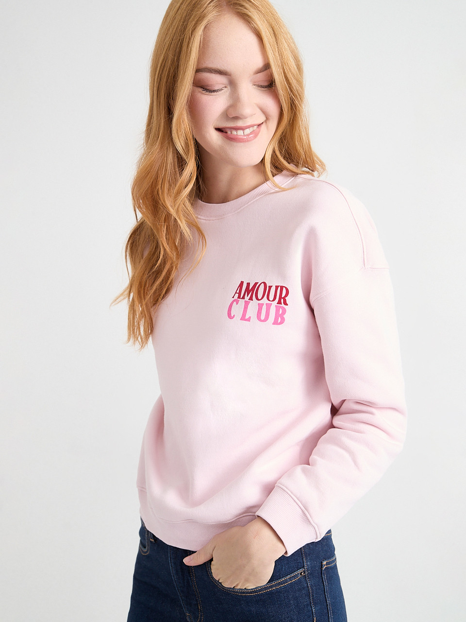 Long-Sleeved Fleece Sweatshirt