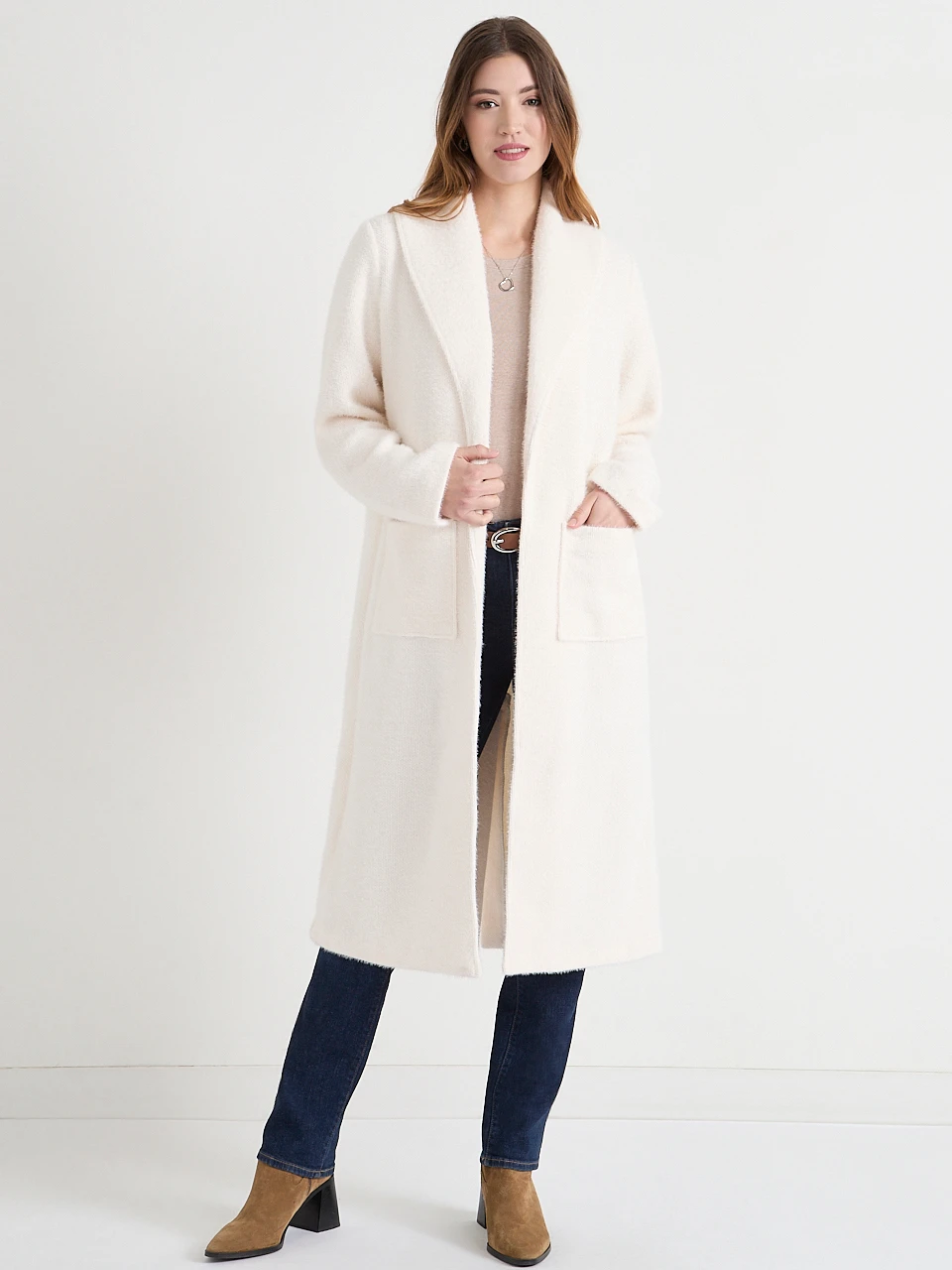 Shawl Collar Duster Cardigan