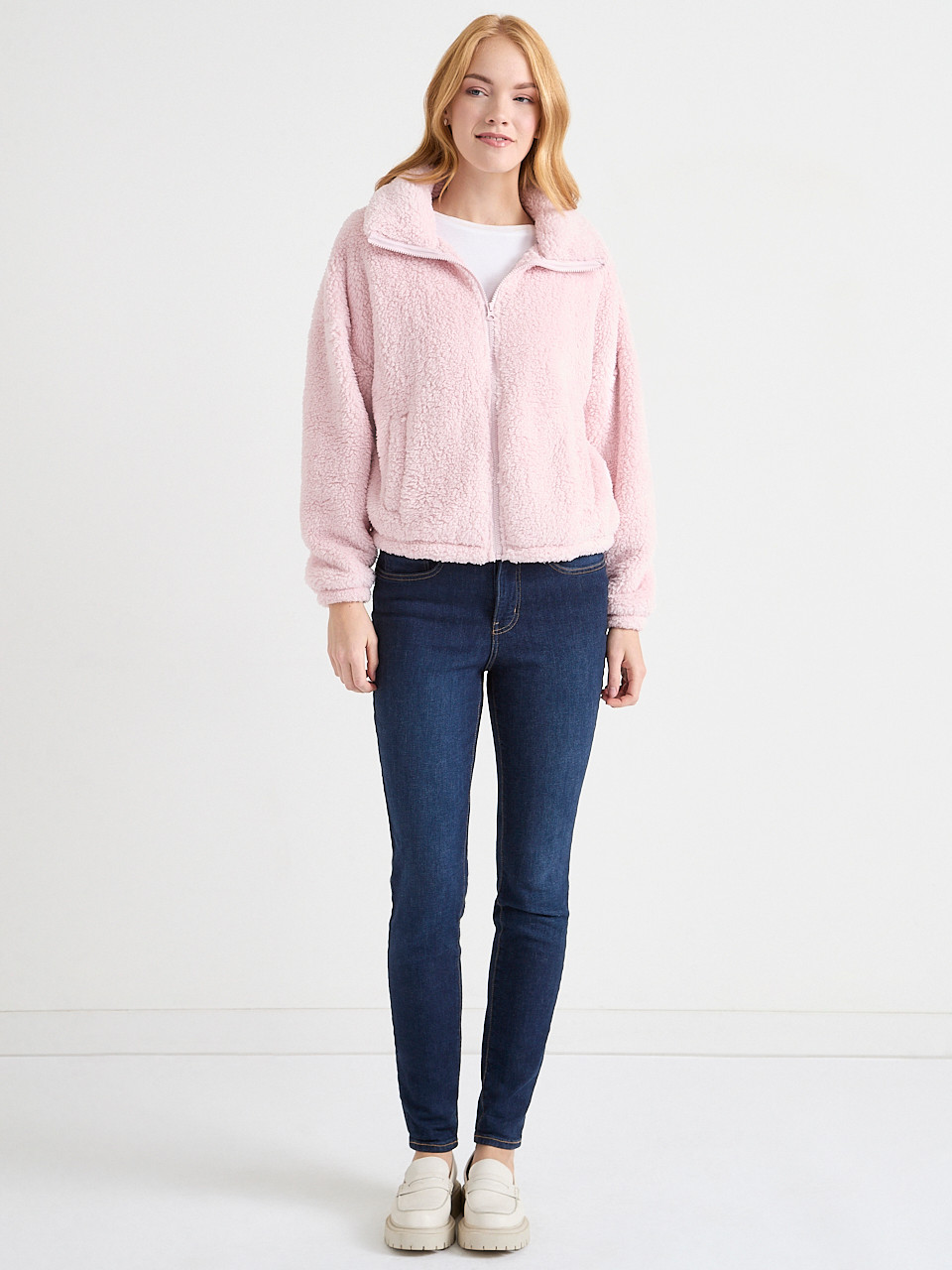 Sherpa Zip Up Jacket