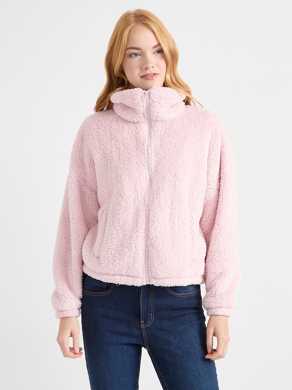 Sherpa Zip Up Jacket