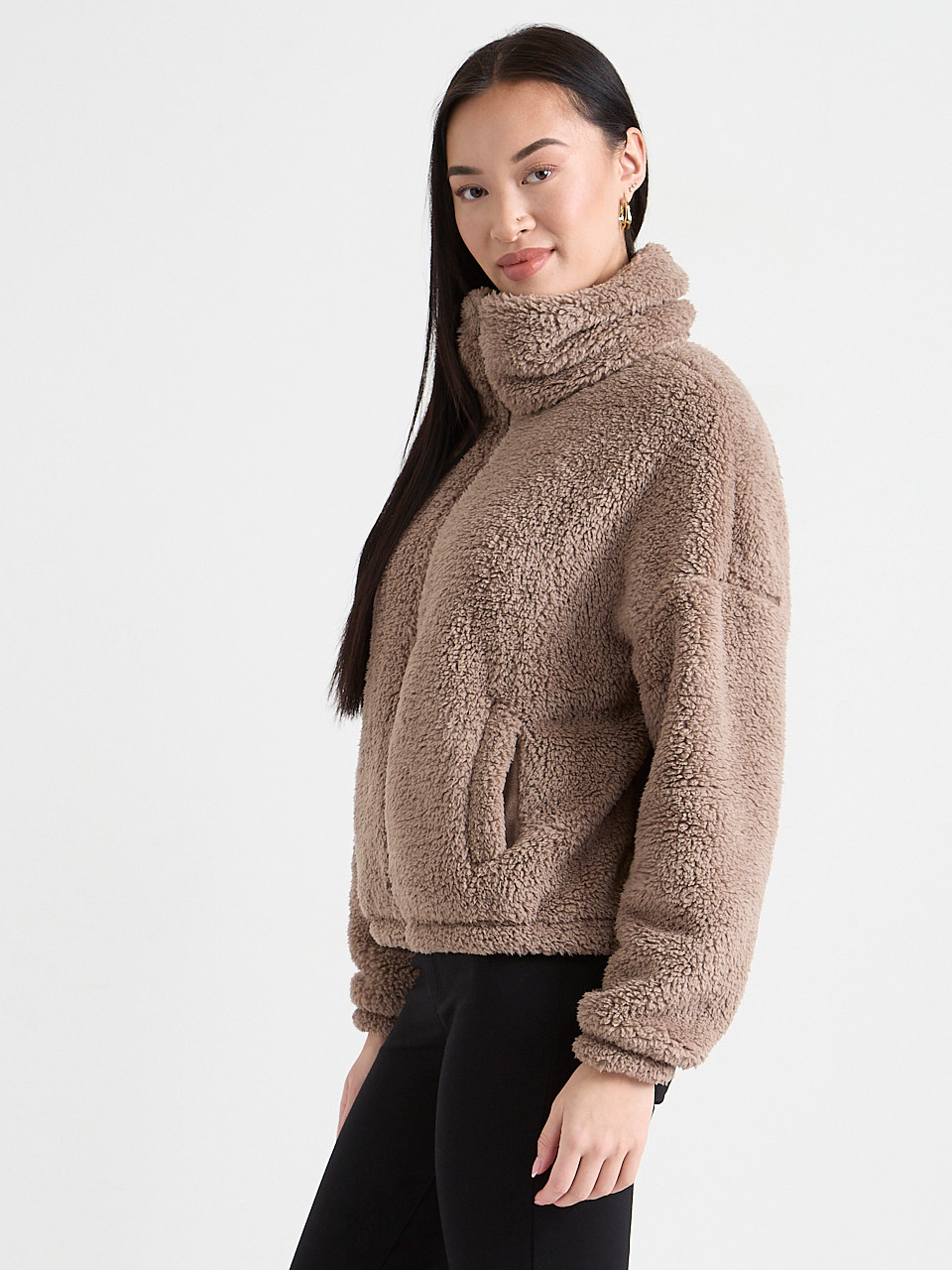 Sherpa Zip-Up Jacket