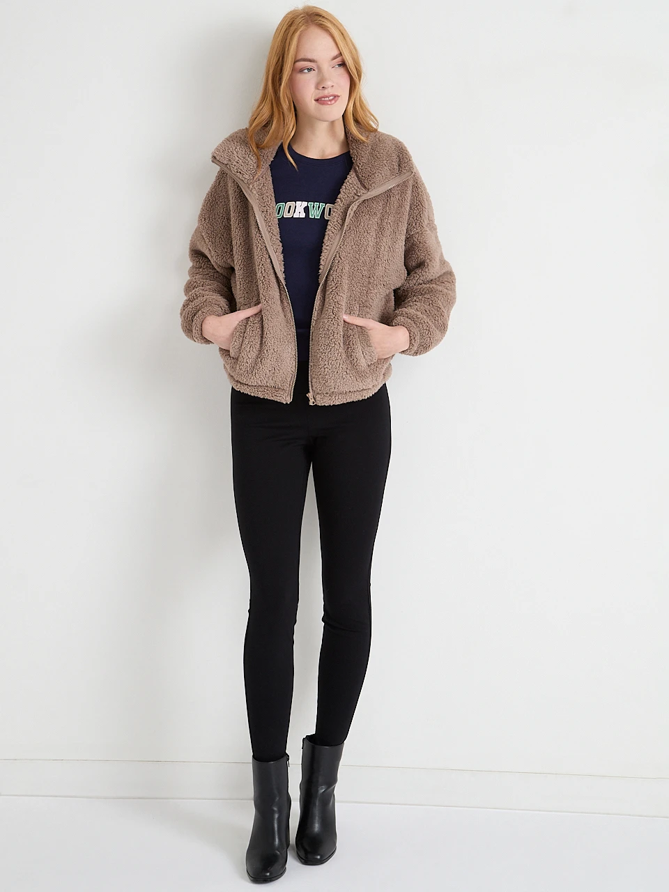 Sherpa Zip-Up Jacket