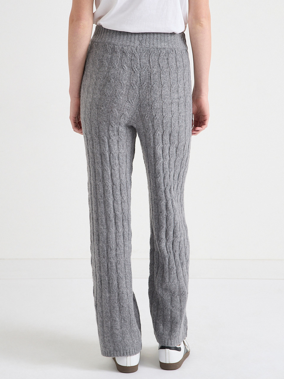 Sweater Cable Knit Pull-On Pant