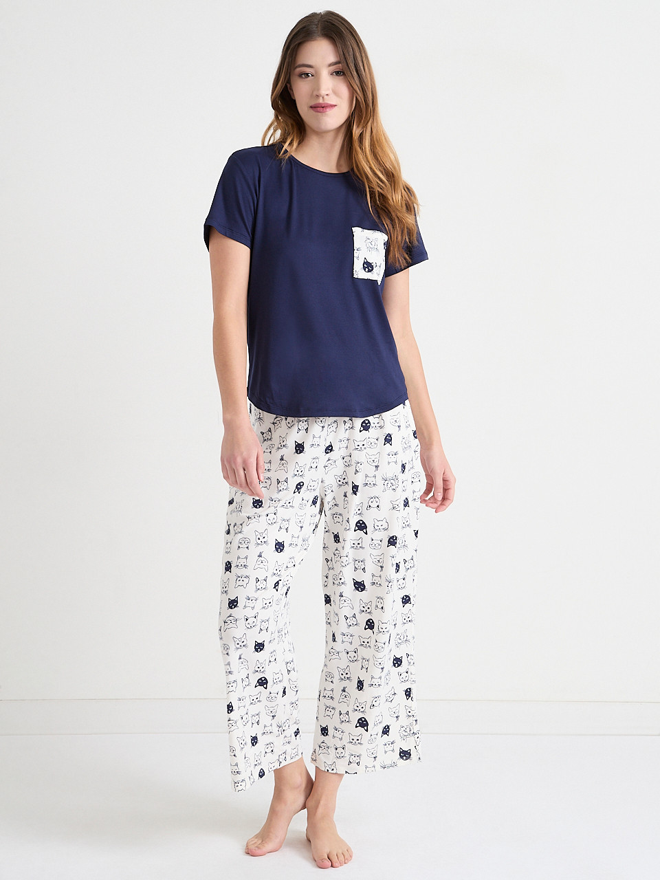 T-Shirt & Straight Leg Sleep Set