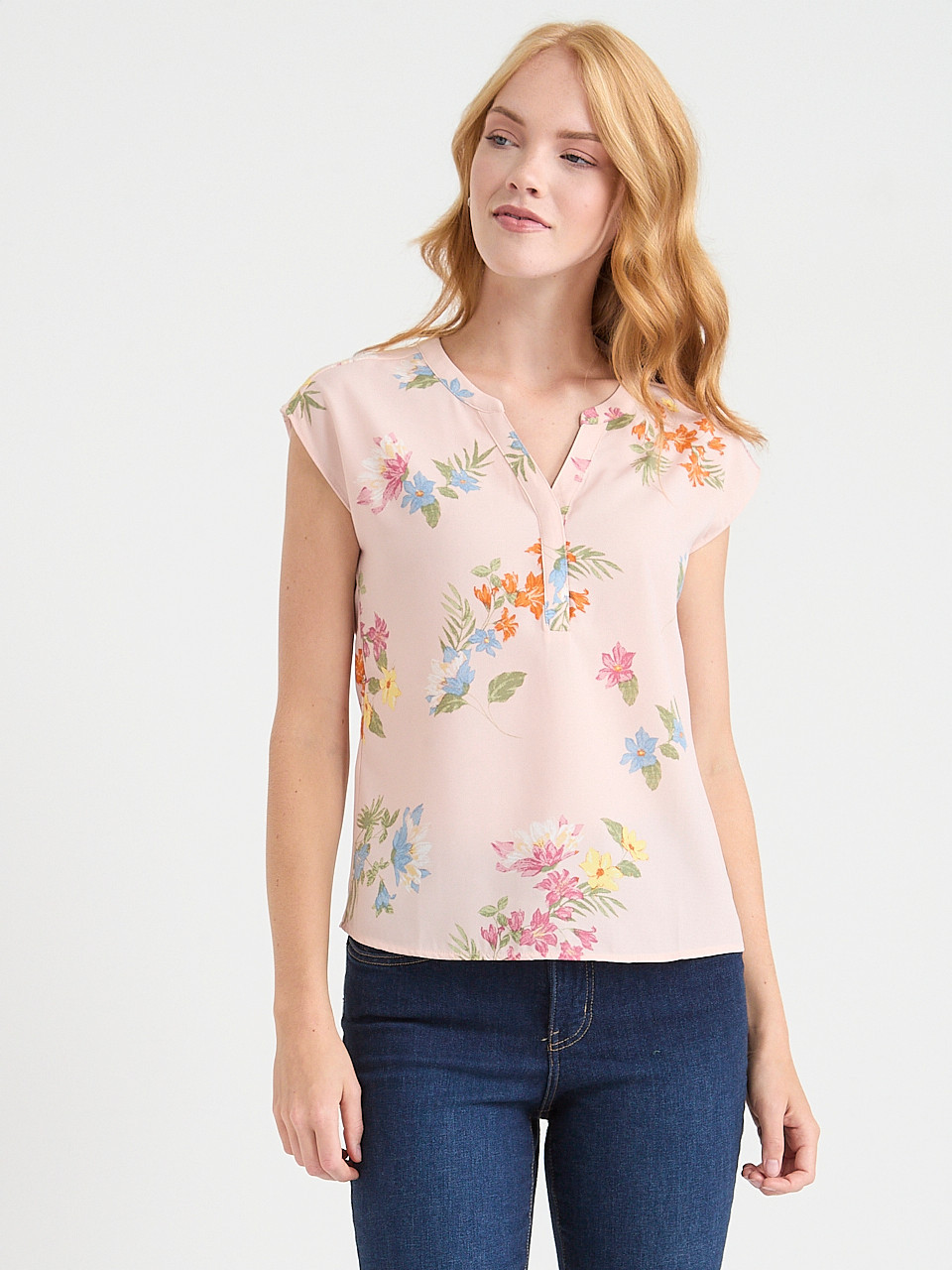 Linny Henley Extend Sleeve in La Florea Rosa