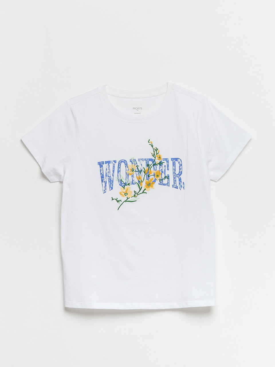 Relaxed Crew Neck T-Shirt in Kentucky Blue Stripe
