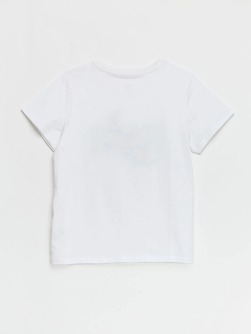 Relaxed Crew Neck T-Shirt in Kentucky Blue Stripe