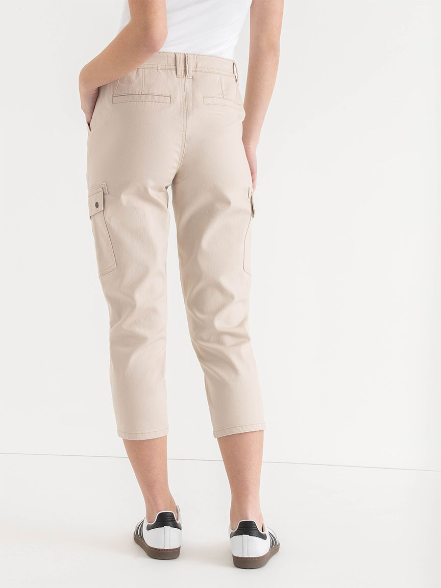 Utility Capri Pant in Stone