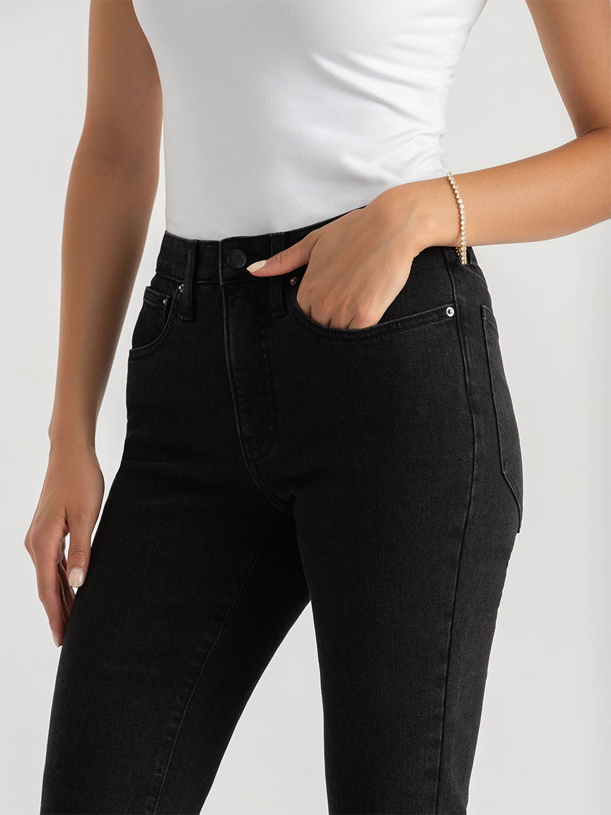 Betty Bootcut High Rise Jeans in Washed Black