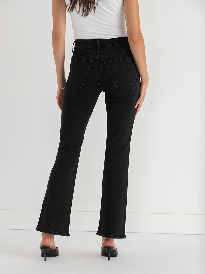 Betty Bootcut High Rise Jeans in Washed Black