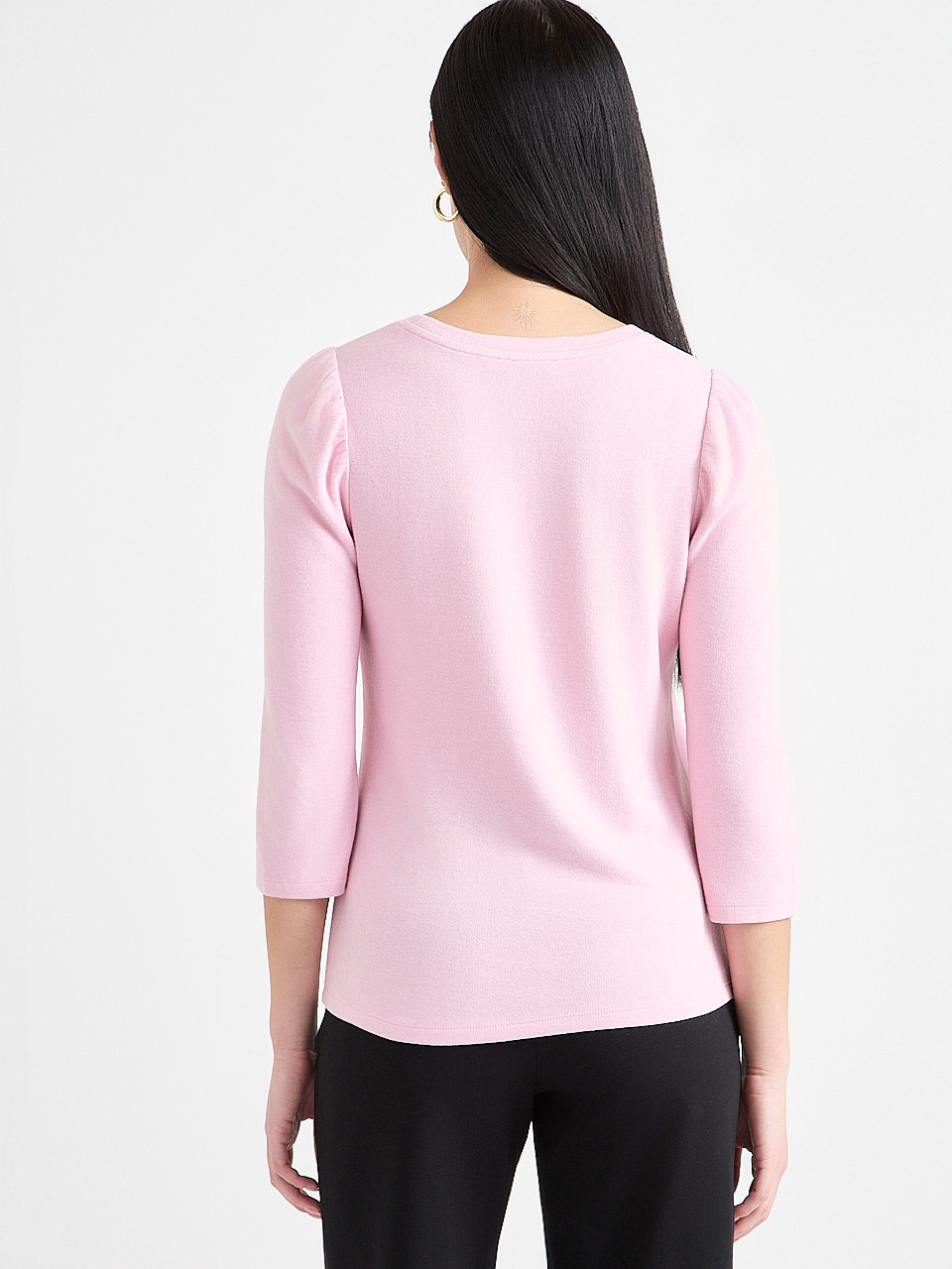 3/4 Puff Sleeve Top | Ricki's