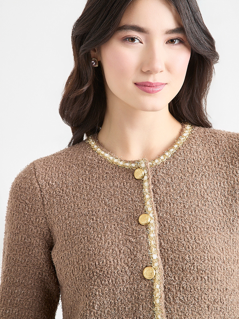Boucle Cardigan Sweater | Ricki's