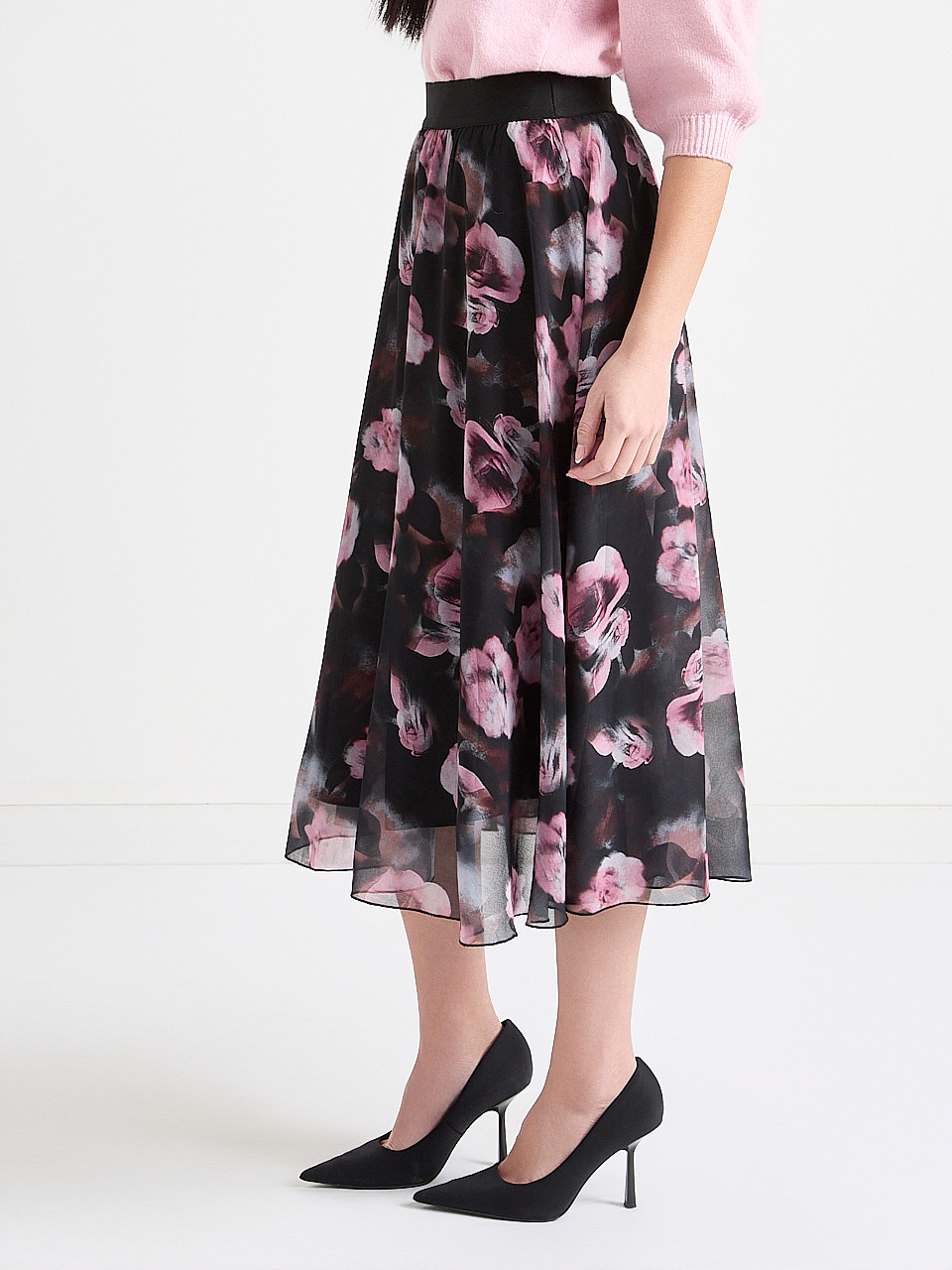 Flowy Midi Skirt