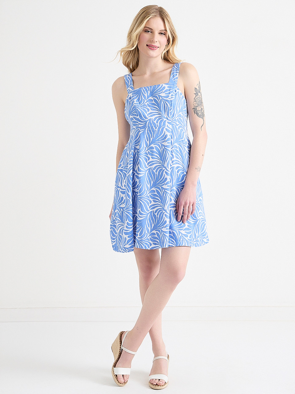 Linen Empress Mini Dress