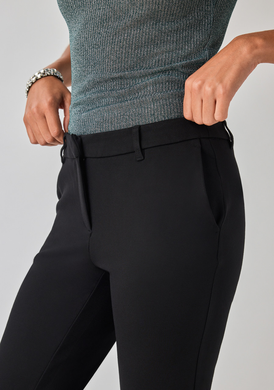 Mid-Rise Slim Ankle Pant