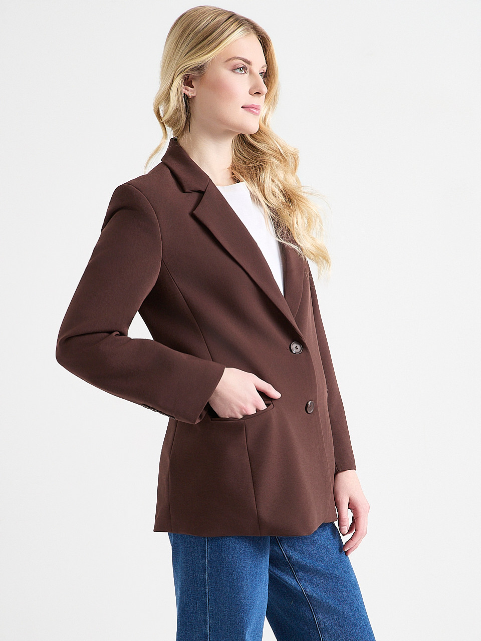 Relaxed Mid-Length Blazer