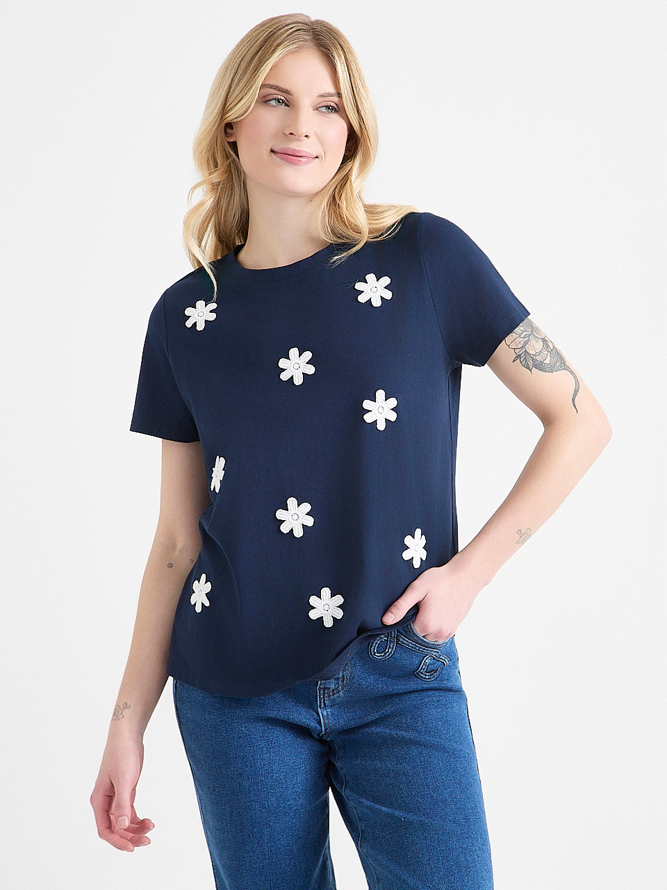 Short-Sleeved Crewneck T-Shirt