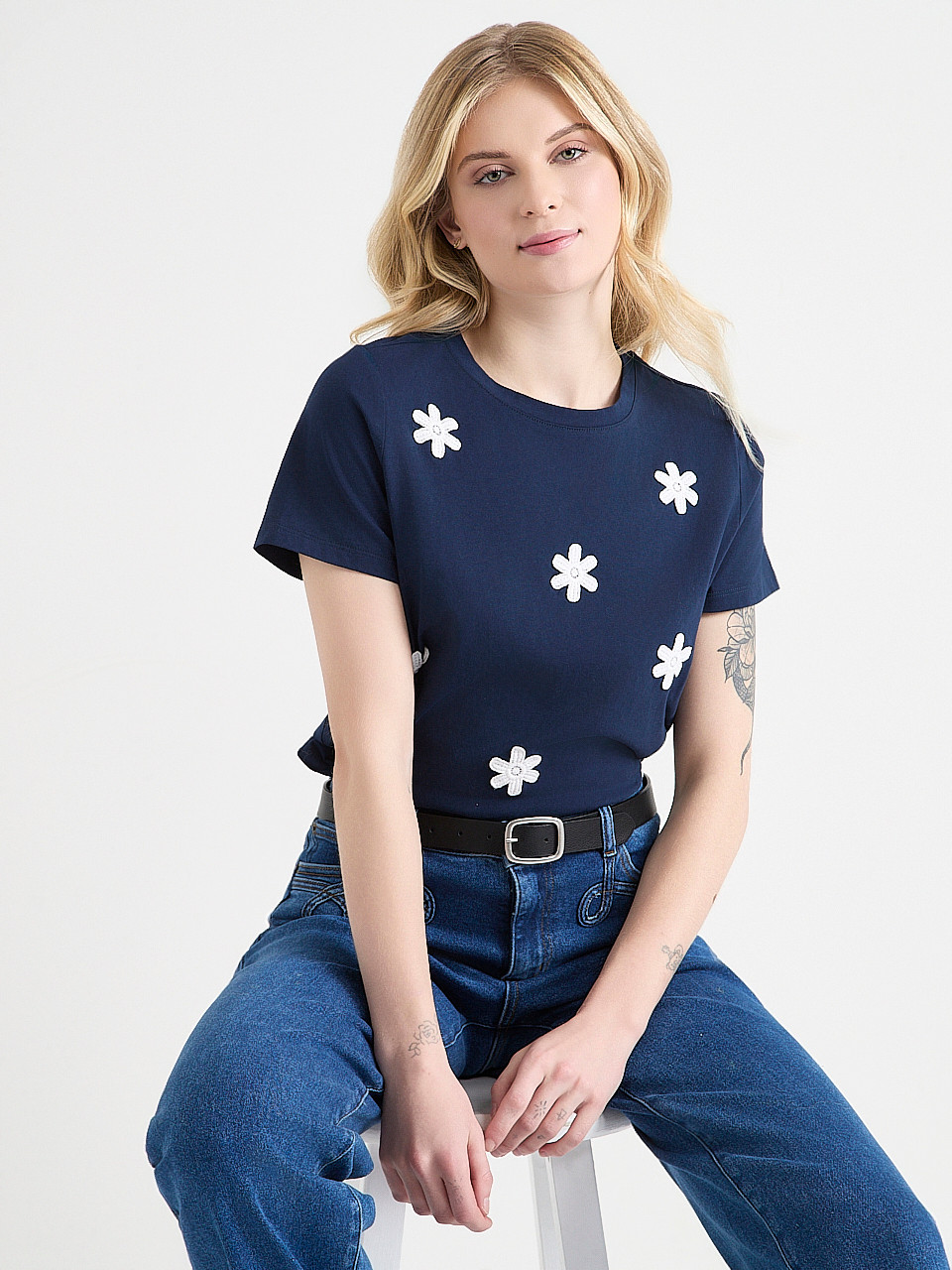 Short-Sleeved Crewneck T-Shirt