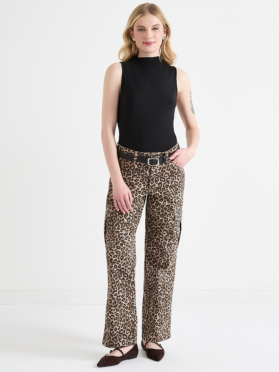 Sleeveless Modal Cowl Top