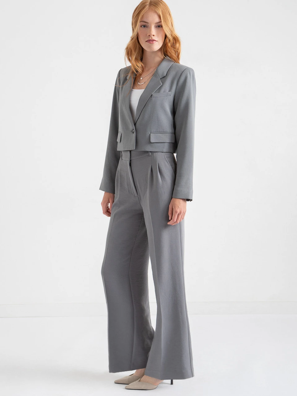 Cropped Blazer 3000012881-001