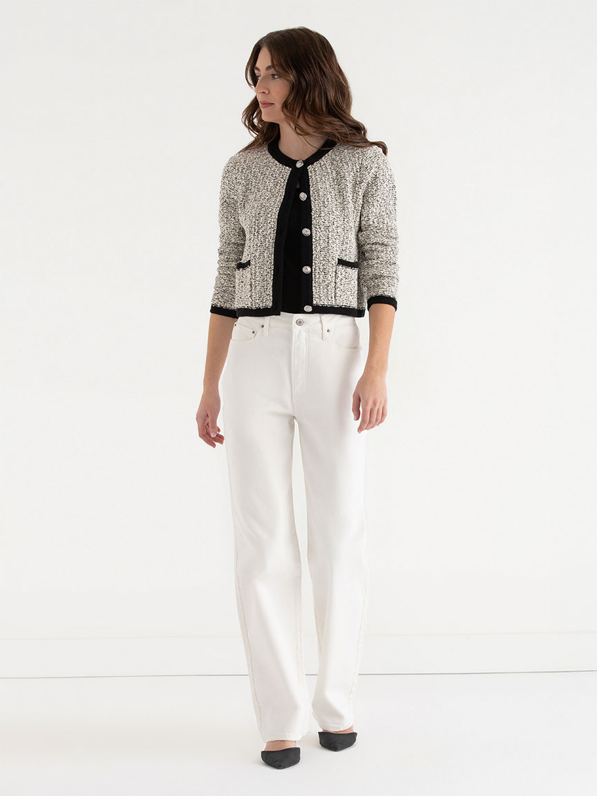 Lucy Straight Jeans in Sugar Swizzle