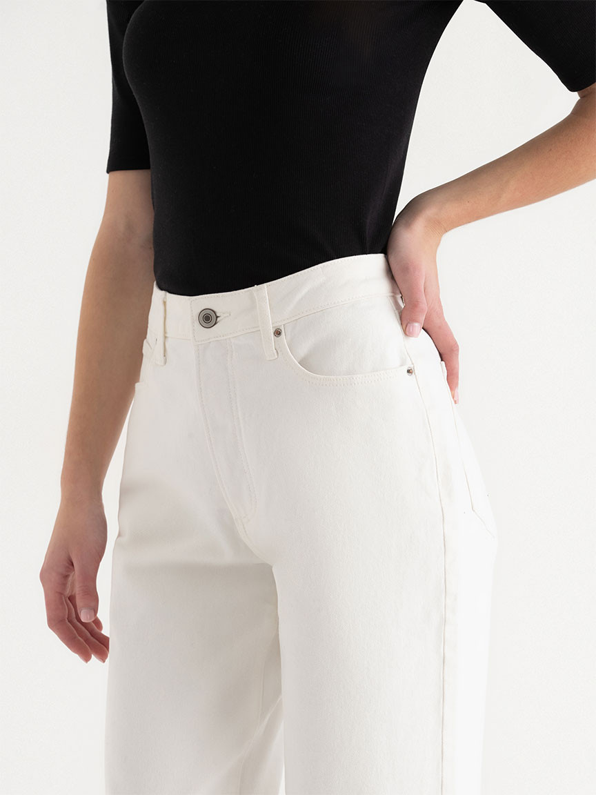 Lucy Straight Jeans in Sugar Swizzle