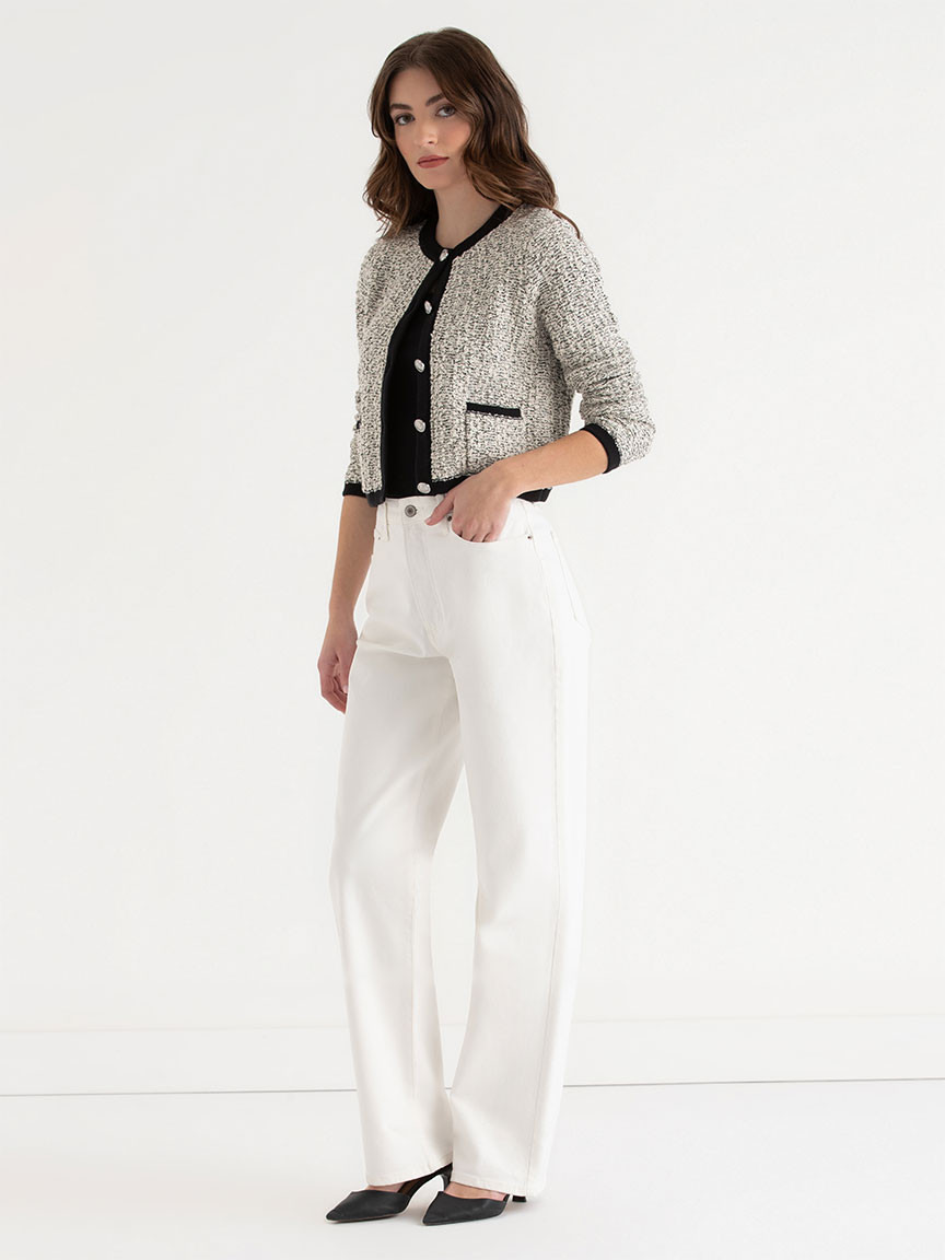 Lucy Straight Jeans in Sugar Swizzle