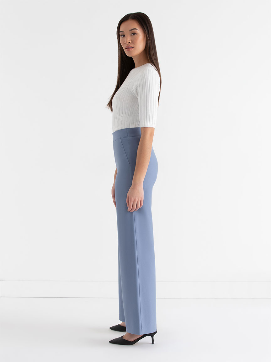 Infinity Blue Paulie Trouser in Luxe Ponte
