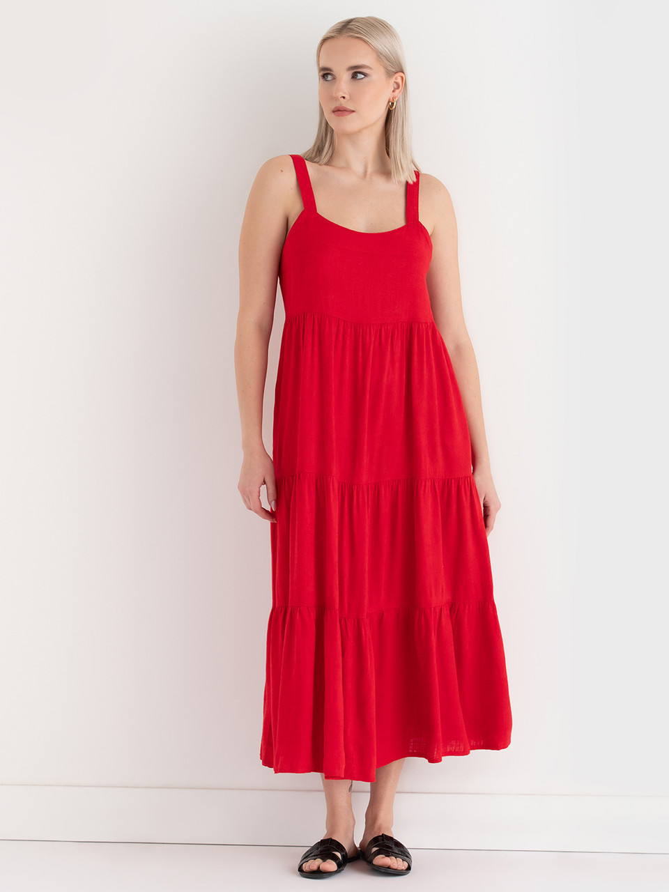 Goji Berry Maxi Tank Dress