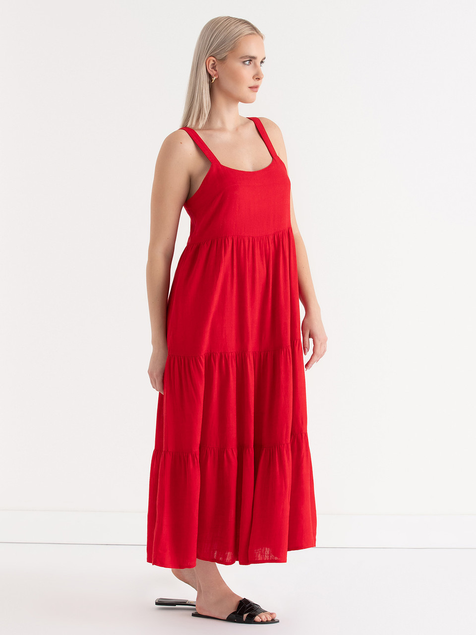 Goji Berry Maxi Tank Dress