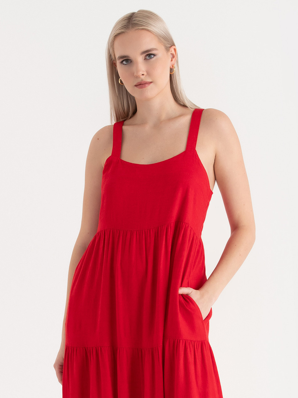 Goji Berry Maxi Tank Dress