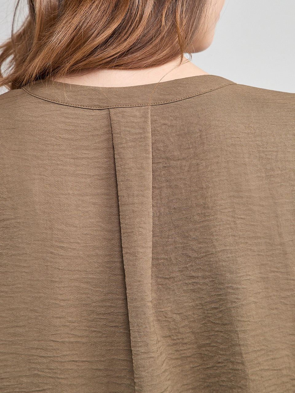 Extended Sleeve Henley Shitake