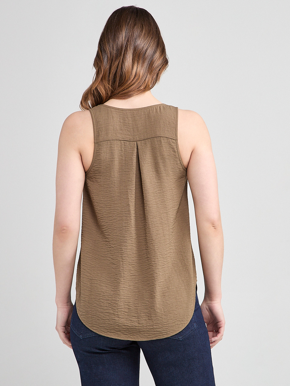 Racer Back Tank Shitake